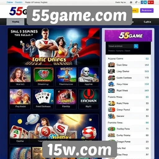 Vantagens de jogar no 55game.com em comparação a concorrentes