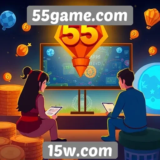 Funcionalidades interativas destacam o site 55game.com